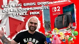 Miniature : 1 an de PixelMax !! J'ai donné une Nintendo Switch 2 à une école pour Noel !