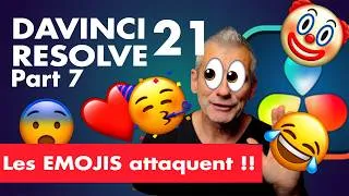 Miniature : DAVINCI RESOLVE 21 -Emojis animés et Nouveauté TITRES