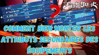 Miniature : ⚡IMPORTANT ⚡COMMENT BIEN MONTER LES SOUS ATTRIBUTS DES EQUIPEMENTS [BLACK CLOVER MOBILE]