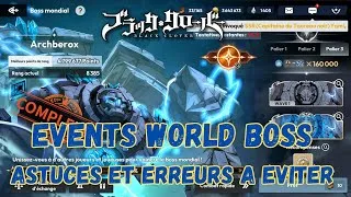 Miniature : WORLD BOSS EVENTS - ASTUCES ET ERREURS A NE PAS FAIRE !  [BLACK CLOVER MOBILE]
