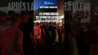 Miniature : France-Espagne : réactions des supporters grenobloise après l'amère défaite des Bleus.