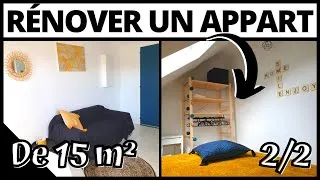 Miniature : Rénover un appartement de 15 m² pour le louer en meublé (visite 2/2)