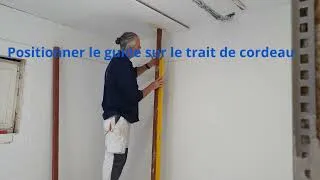 Miniature : Poser les guides pour carreaux de plâtre et monter une cloison 1er partie