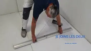 Miniature : Tracer un angle de 90° avec des diagonales et vérifier avec le théorème de Pythagore.