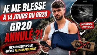 Miniature : JE ME BLESSE À 14 JOURS DU GR20 !!😱 | Tous mes conseils pour récupérer rapidement 