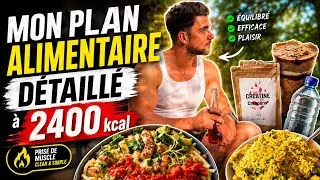 Miniature : MON PLAN ALIMENTAIRE DÉTAILLÉ À 2400KCAL !! (+ Je change de sport !?)😳