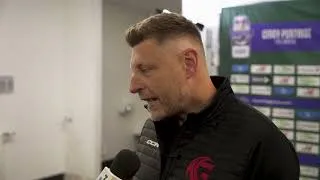 Miniature : Kévin Bergin, coach des Gothiques d'Amiens, après la défaite face à Cergy-Pontoise. 13 sept. 2025