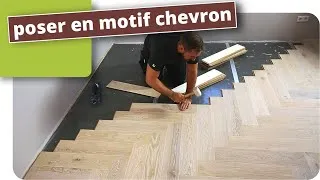 Miniature : Parquet à chevrons à clipser – pose facile à faire soi même