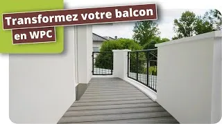 Miniature : Aménager un balcon avec des lames de terrasse WPC