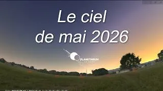 Miniature : 🪐 Le ciel de mai 2026 : les événements à ne pas manquer