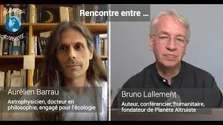 Miniature : Aurélien Barrau participe au Sommet de l’Éco Altruisme, échange avec Bruno Lallement