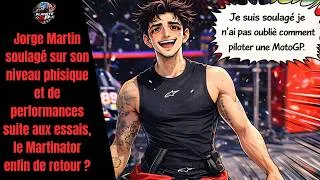 Miniature : Jorge Martin content des essais, il bat son record personnel et il se dit soulagé de son niveau