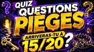 Miniature : Quiz Questions Pièges : Arriveras-tu à faire 15/20 ? 🤯