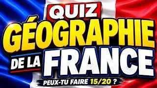 Miniature : 🇫🇷 Quiz Géographie de la France : Peux-tu faire 15/20 ?