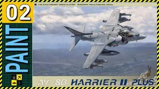 Miniature : ⚙️ Je peins la maquette du Harrier II Plus au 1/48 de chez UMA