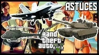 Miniature : GTA V Avoir très facilement l'AVION DE CHASSE, TANK et HELICO DE COMBAT Astuce