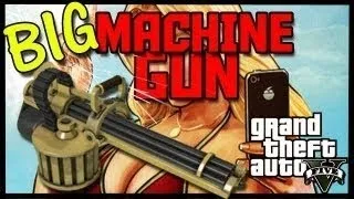Miniature : GTA V   Trouver la SULFATEUSE Meilleure Arme de GTA 5 Avoir la BIG Machine Gun à vie !