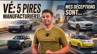 Miniature : Les 5 manufacturiers avec les pires stratégies d'électrification