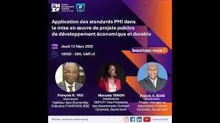 Miniature : Webinaire : Application des standards PMI dans la mise en œuvre de projets publics de développement