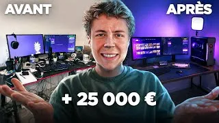 Miniature : J’ai refait TOUT mon SETUP, voici le résultat (25 000€)