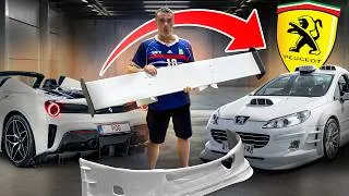 Miniature : Je transforme ma Ferrari en Peugeot