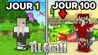 Miniature : J'ai Survécu 100 Jours sur le Mod le plus DIFFICILE de Minecraft : RL Craft..