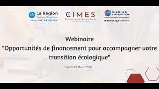 Miniature : Replay Webinaire — Opportunités de financement pour accompagner votre transition écologique