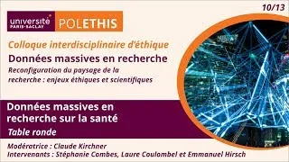 Miniature : Données massives en recherche (10/13) - Données massives en recherche sur la santé (table ronde)