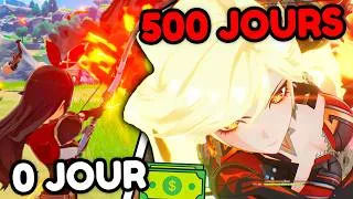 Miniature : Cette Joueuse de Genshin Impact a farm pendant 500 JOURS pour devenir TROP FORTE !