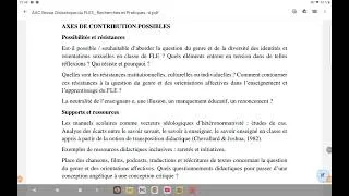 Miniature : Est-il possible / souhaitable d’aborder la question du genre et de la diversité