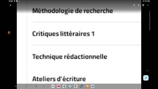 Miniature : Littérature en français master 1 dz, critique littéraire