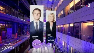 Miniature : Résultats du 2nd tour des élections présidentielles 2022 (France 2)
