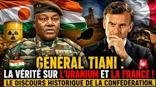 Miniature : Général Tiani : vérité sur l'Uranium et la France ! 🇳🇪 Le discours historique de la Confédération.
