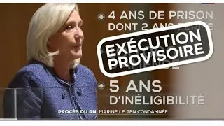 Miniature : Marine LE PEN condamné à 4 ans de prison le pire revers de sa carrière politique Actualités politiqu