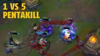Miniature : A Ryze Montage ? (Ryze 1v5 Pentakill)