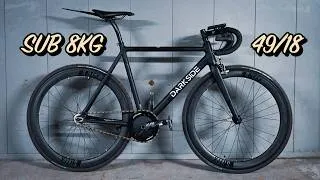 Miniature : Fixed Gear Build ⚙️ Darkside Mannheim Track [Bike Build ASMR]