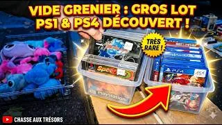 Miniature : DÉCOUVERTE INCROYABLE ! Des lots PS1 et PS4 en vide-grenier ! 😱