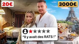 Miniature : ON TESTE LE PIRE vs LE MEILLEUR HÔTEL DE PARIS avec Jeremstar...