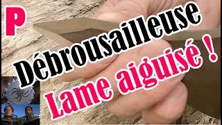 Miniature : Comment aiguiser une lame de débrousailleuse - Polybidouille