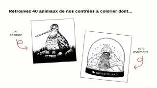 Miniature : Bestiaire helvétique à colorier 🎨