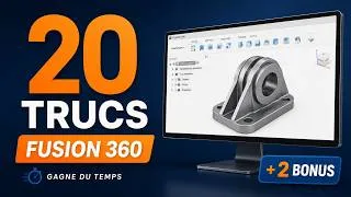 Miniature : 20 trucs et astuces que j'aurai voulu savoir quand j'ai commencé avec Fusion 360 😍