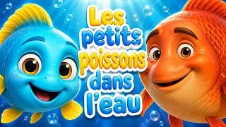 Miniature : Les Petits Poissons dans l’Eau 🐟 Comptine Bébé / Chanson pour Enfants, Remix Avec Paroles