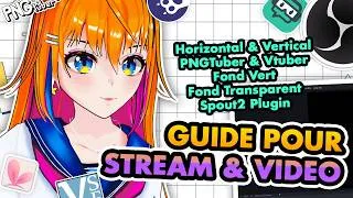 Miniature : Comment faire du Stream/Vidéo en VTuber sur OBS |Fond Vert, Transparent, Spout2 |Vertical/Horizontal