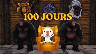 Miniature : 100 Jours pour tuer toutes les créatures de ARK avec seulement des gigantopithèques