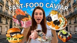 Miniature : Je teste la STREET-FOOD au CAVIAR la plus tendance des réseaux 🍔🍟😱 !! 