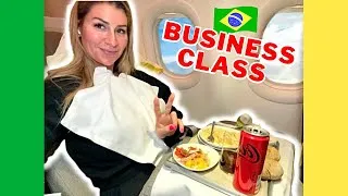 Miniature : Mon premier vol en Business Class ✈️🇧🇷      (J’ai fais que manger 🥐🍝)
