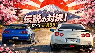 Miniature : 	R33 et R35 sur la route: le duel des GTR!