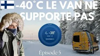 Miniature : #5  -40 Notre van aménagé ne résiste pas en Laponie..