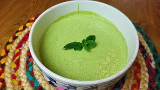 Miniature : VELOUTÉ GLACÉ de COURGETTES DU POTAGER  - Recette spéciale canicule -