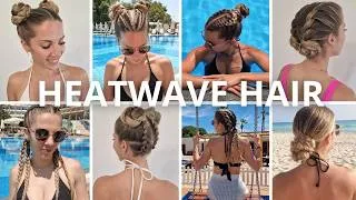 Miniature : 11 coiffures CANICULE cheveux MI-LONG à LONGS coiffure facile à faire soi-même ( chignon - tresse )